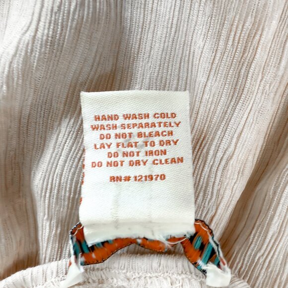 Flying Tomato Lace Halter Maxi Dress Small Champagne Beige Boho Formal Style - Picture 5 of 6